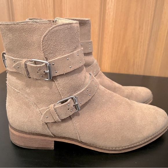 BP. Riley Buckle Strap Suede Bootie - Picture 1 of 14